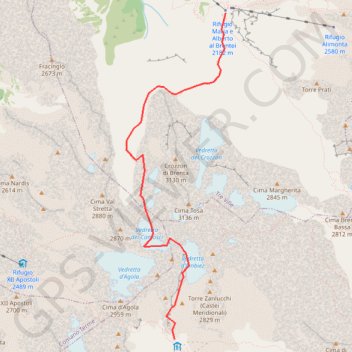 Itinéraire Tracé 105, distance, dénivelé, altitude, carte, profil, trace GPS