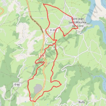 Itinéraire Rando de l'ACLT - Saint-Jean-le-Puy, distance, dénivelé, altitude, carte, profil, trace GPS