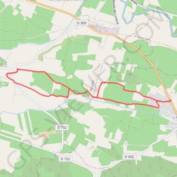Itinéraire Lauraguel-8km, distance, dénivelé, altitude, carte, profil, trace GPS
