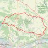 Itinéraire Sagy - Vetheuil, distance, dénivelé, altitude, carte, profil, trace GPS