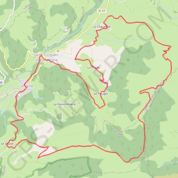 Itinéraire Pempadouyre, distance, dénivelé, altitude, carte, profil, trace GPS
