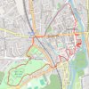 Itinéraire Le Loing, canal et rochers Gréau à Nemours, distance, dénivelé, altitude, carte, profil, trace GPS