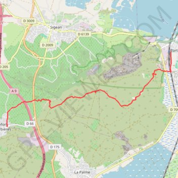 Itinéraire 22-JUIL-16 14:01:50, distance, dénivelé, altitude, carte, profil, trace GPS