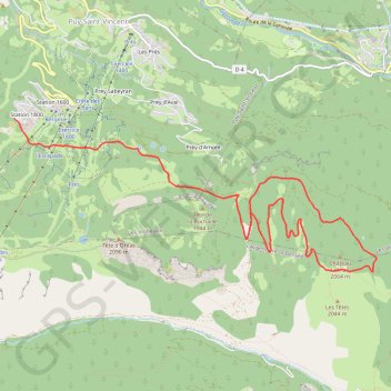 Itinéraire Les Grandes Têtes, distance, dénivelé, altitude, carte, profil, trace GPS