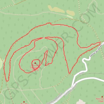 Itinéraire Le tour du Puy de Chaumont, distance, dénivelé, altitude, carte, profil, trace GPS