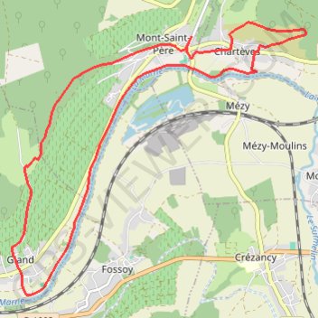 Itinéraire Le coteau des orchidées, distance, dénivelé, altitude, carte, profil, trace GPS
