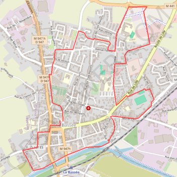 Itinéraire Parcours du Coeur, distance, dénivelé, altitude, carte, profil, trace GPS