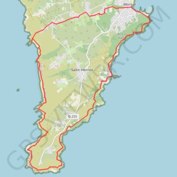 Itinéraire Découvrez le cap de la chèvre, distance, dénivelé, altitude, carte, profil, trace GPS