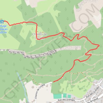 Itinéraire Chalets et refuge de Varan - Passy Plateau d'Assy, distance, dénivelé, altitude, carte, profil, trace GPS