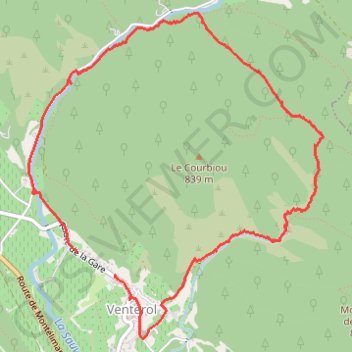 Itinéraire Traou du Boli, distance, dénivelé, altitude, carte, profil, trace GPS