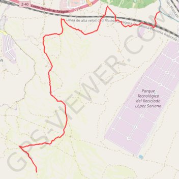 Itinéraire Segment 1-500, distance, dénivelé, altitude, carte, profil, trace GPS