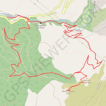 Itinéraire Gémenos - Cruvelier, distance, dénivelé, altitude, carte, profil, trace GPS