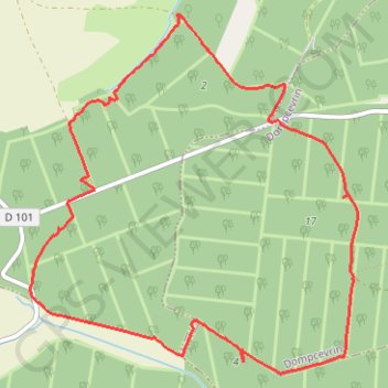 Itinéraire Circuit des 3 fontaines, distance, dénivelé, altitude, carte, profil, trace GPS