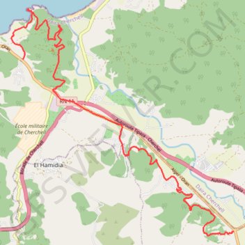 Itinéraire Sidi Ameur Randonnée pédestre, distance, dénivelé, altitude, carte, profil, trace GPS