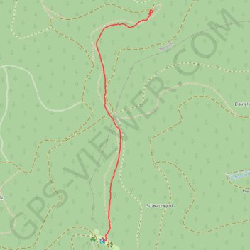 Itinéraire Marche populaire Moosch après-midi, distance, dénivelé, altitude, carte, profil, trace GPS