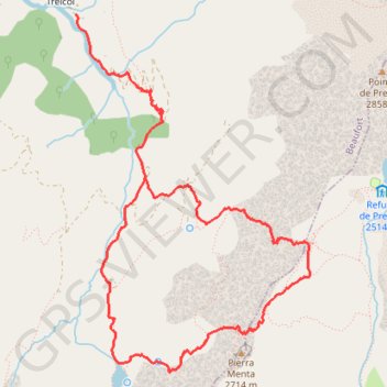 Itinéraire La Pierra Menta, Lac d'Amour - Beaufort, distance, dénivelé, altitude, carte, profil, trace GPS