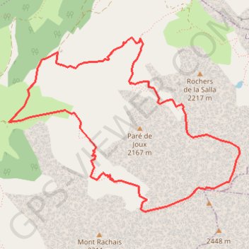 Itinéraire Trou de la Mouche, distance, dénivelé, altitude, carte, profil, trace GPS