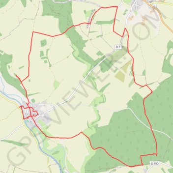 Itinéraire Dommarien, distance, dénivelé, altitude, carte, profil, trace GPS