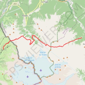 Itinéraire NewTrack, distance, dénivelé, altitude, carte, profil, trace GPS