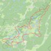 Itinéraire Le plateau des milles étangs, distance, dénivelé, altitude, carte, profil, trace GPS