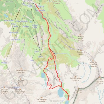 Itinéraire 2016-08-22T09:37:38Z, distance, dénivelé, altitude, carte, profil, trace GPS