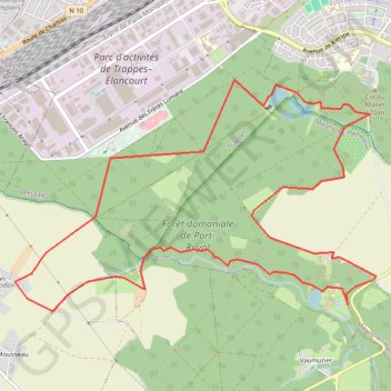 Itinéraire Chemin de Jean Racine, distance, dénivelé, altitude, carte, profil, trace GPS