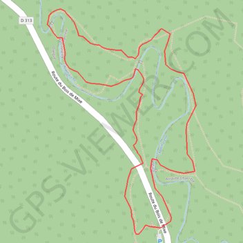 Itinéraire Bois de Mixe - Les passerelles de l'Aphatarena, distance, dénivelé, altitude, carte, profil, trace GPS