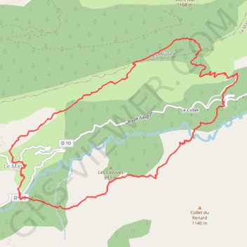 Itinéraire Montagne de Charamel, distance, dénivelé, altitude, carte, profil, trace GPS