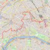 Itinéraire L'Opéra, le Parc Monceau et le quartier de Chaillot, distance, dénivelé, altitude, carte, profil, trace GPS