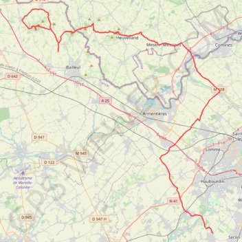 Itinéraire Vélo du matin, distance, dénivelé, altitude, carte, profil, trace GPS