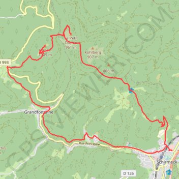 Itinéraire Randonnée au deux donons 17/09/2020 10:14:23, distance, dénivelé, altitude, carte, profil, trace GPS