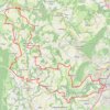 Itinéraire Cran Gevrier - Frangy - Cran par réseau secondaire, distance, dénivelé, altitude, carte, profil, trace GPS