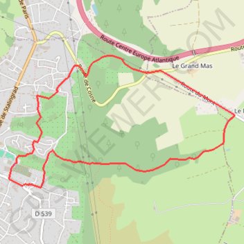 Itinéraire Desertines 7km, distance, dénivelé, altitude, carte, profil, trace GPS