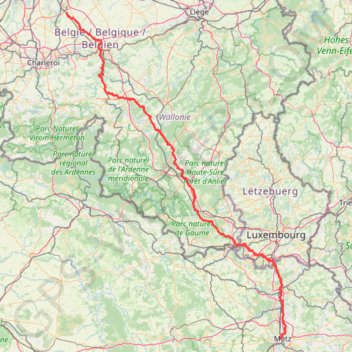 Itinéraire 20230902_190927, distance, dénivelé, altitude, carte, profil, trace GPS