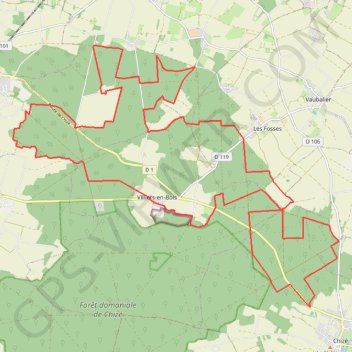 Itinéraire En forêt de Chizé - Les Fosses, distance, dénivelé, altitude, carte, profil, trace GPS