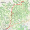 Itinéraire Durfort-Lacapelette - Moissac, distance, dénivelé, altitude, carte, profil, trace GPS