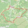 Itinéraire Monoblet - Les Jumelles - Aubret - Fressac, distance, dénivelé, altitude, carte, profil, trace GPS