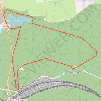 Itinéraire Etang de Corra, distance, dénivelé, altitude, carte, profil, trace GPS