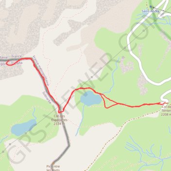 Itinéraire Soum Blanc des Especières, distance, dénivelé, altitude, carte, profil, trace GPS