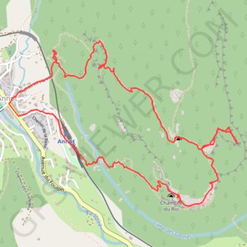 Itinéraire Les grès d'Annot, distance, dénivelé, altitude, carte, profil, trace GPS