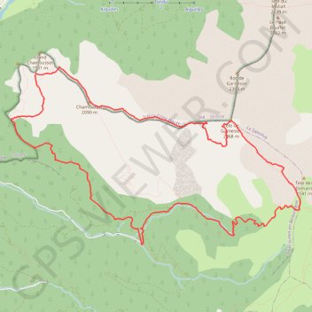 Itinéraire Tête de Garnesier en boucle (Devoluy), distance, dénivelé, altitude, carte, profil, trace GPS