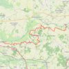 Itinéraire Champdolent vers Torxé 28 kms, distance, dénivelé, altitude, carte, profil, trace GPS