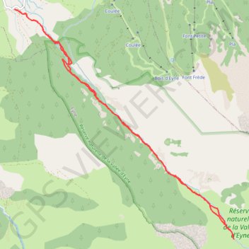 Itinéraire VALLEE D'EYNE- 11,6km- 550m (06 07 21 Elise), distance, dénivelé, altitude, carte, profil, trace GPS