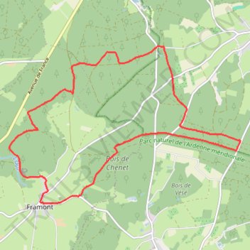 Itinéraire Boucle depuis Framont, distance, dénivelé, altitude, carte, profil, trace GPS