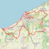 Itinéraire 🚵 Trace ,boucle Fécamp VTT, distance, dénivelé, altitude, carte, profil, trace GPS