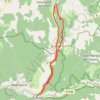 Itinéraire LE ROZIER - BLANQUEFORT, distance, dénivelé, altitude, carte, profil, trace GPS