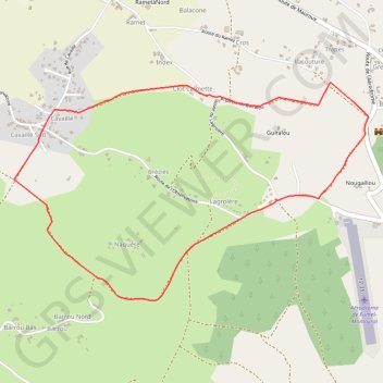 Itinéraire Montayral, au départ de l'observatoire de Lagrolère - Pays de la vallée du Lot, distance, dénivelé, altitude, carte, profil, trace GPS