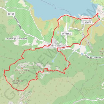 Itinéraire Montagne de Liausson et ses Grottes, distance, dénivelé, altitude, carte, profil, trace GPS