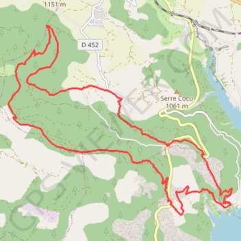 Itinéraire PIED_SEYNE-13-col lebraut 19.3 km 1265 m d+, distance, dénivelé, altitude, carte, profil, trace GPS