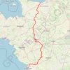 Itinéraire La Vélo Francette, distance, dénivelé, altitude, carte, profil, trace GPS